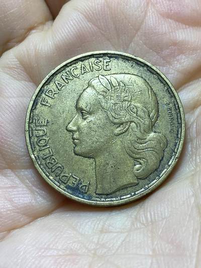 2025年第八十八场(总第一百一十四场）外国好品散币(免佣金) 法国🇫🇷1953年50法郎