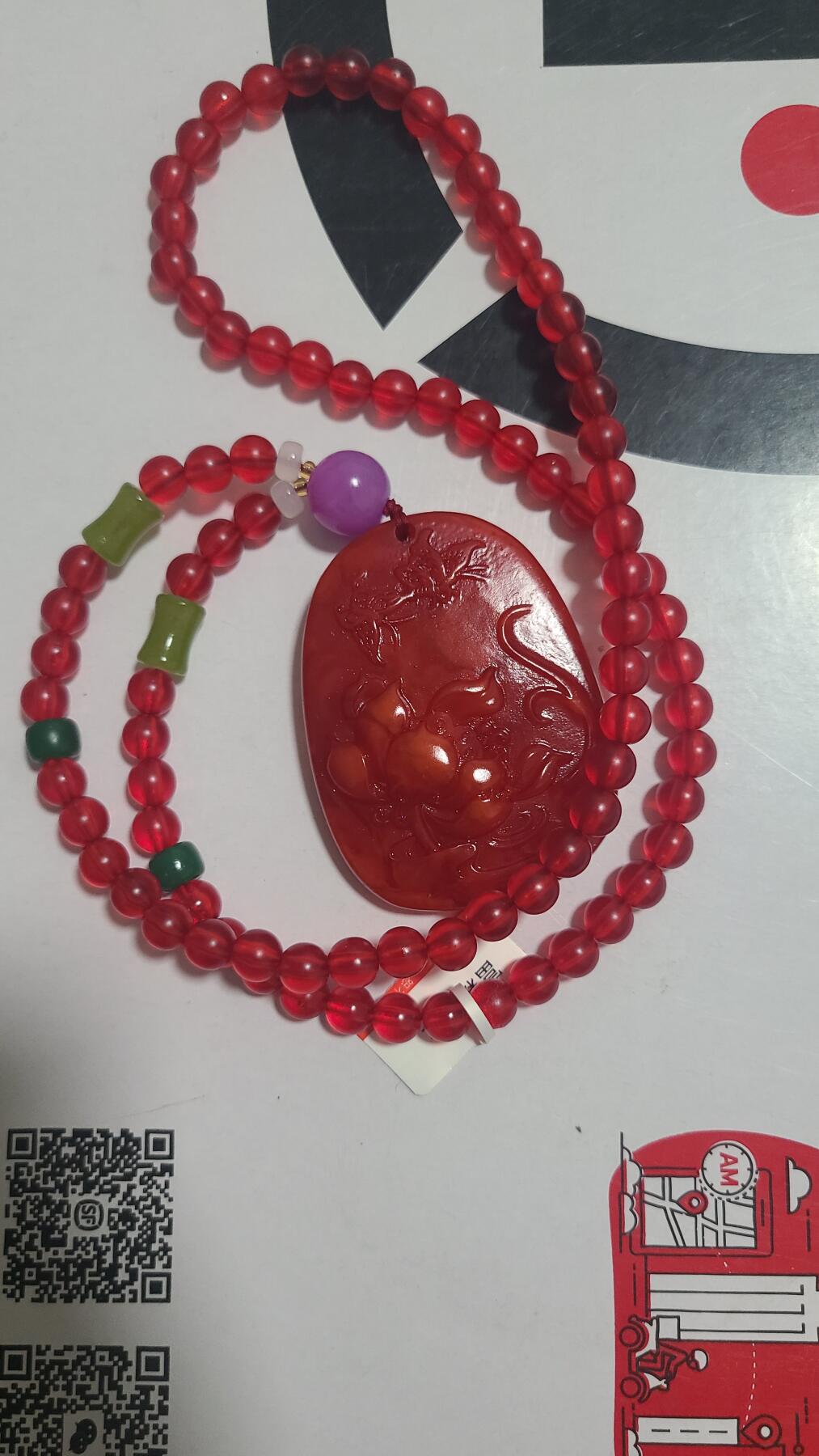 富森红土吊坠如图实拍，保真沉香，很香很香