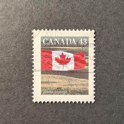 嘉禾收藏    【第314期】            无佣金、可寄存、满30元包邮 - 加拿大🇨🇦国旗