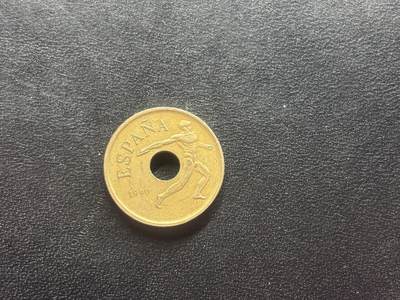 邮泉阁限时拍卖第二十四场 各国硬币专场（硬币在国外） - 西班牙1990年25比塞塔