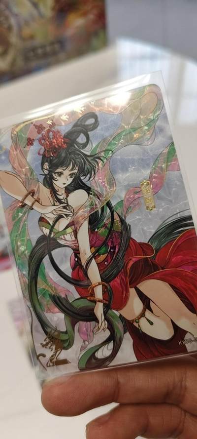 秋原瞳的小店第二十二期（持续收拍，卡游各系列最新活动卡一次看过瘾） 卡游三国2周年7弹歌舞卡一套9张齐拆卡入套