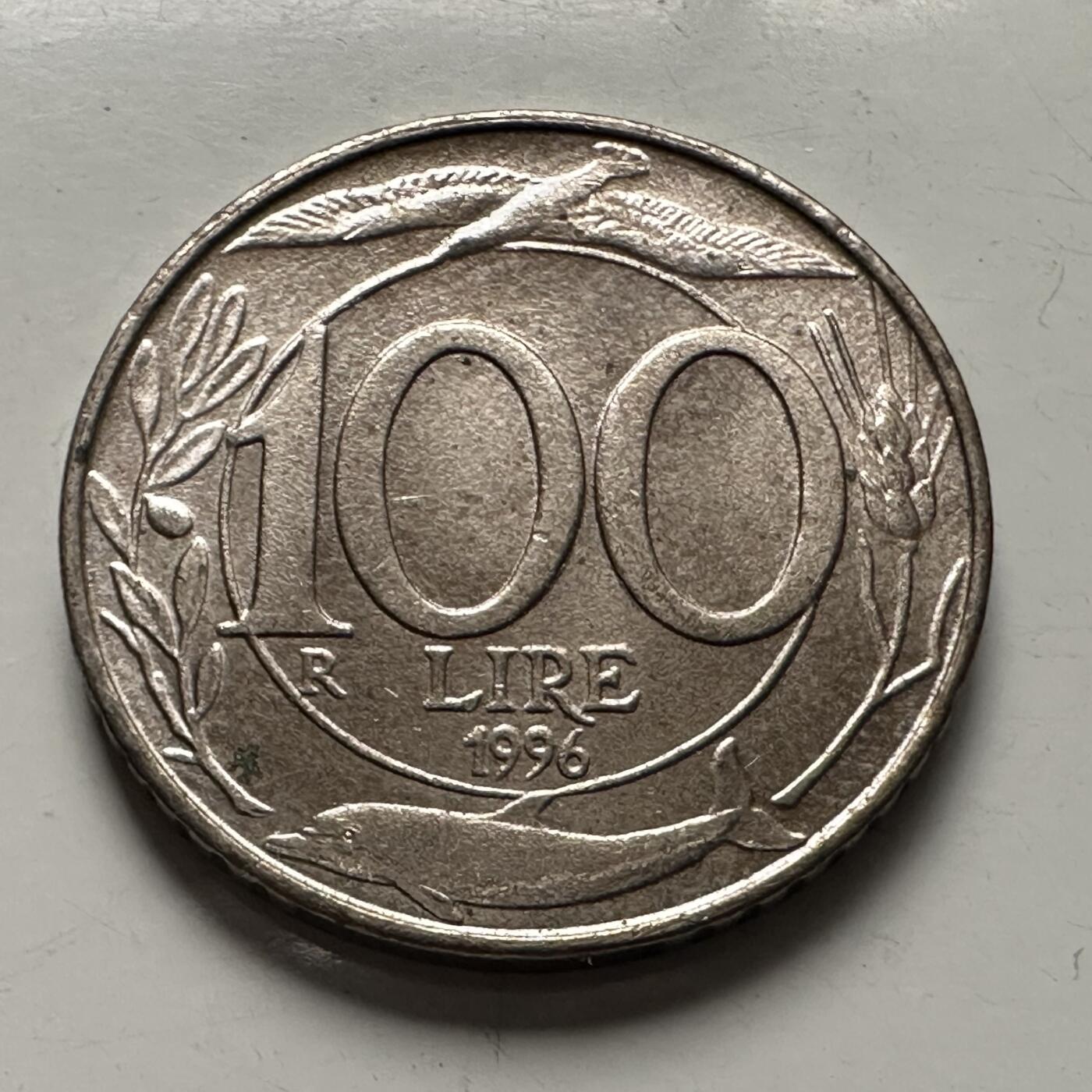 🌹外币初藏🌹🐯2025年第100场  每周二四六晚8️⃣点 接代拍 意大利1996年100里拉