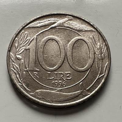 🌹外币初藏🌹🐯2025年第100场  每周二四六晚8️⃣点 接代拍 - 意大利1996年100里拉