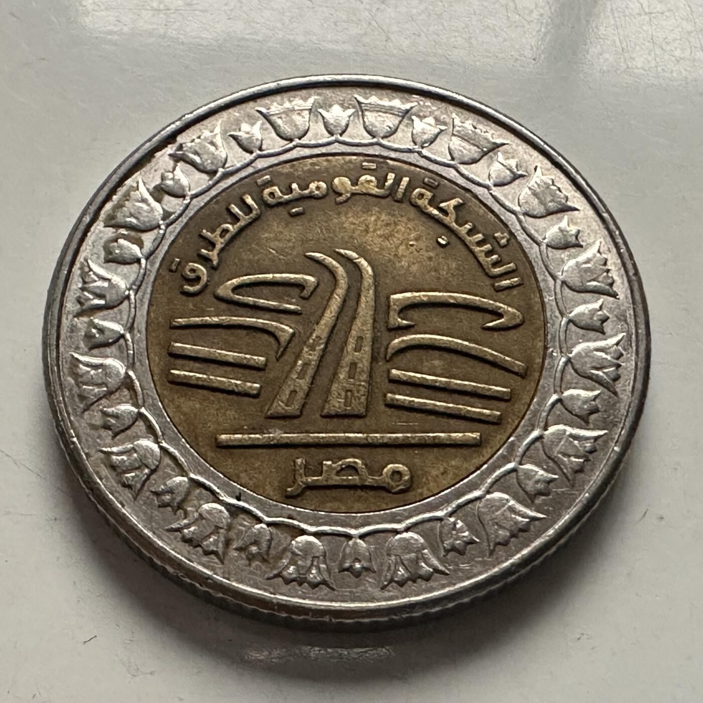 🌹外币初藏🌹🐯2025年第100场  每周二四六晚8️⃣点 接代拍 埃及2019年1镑纪念币 a