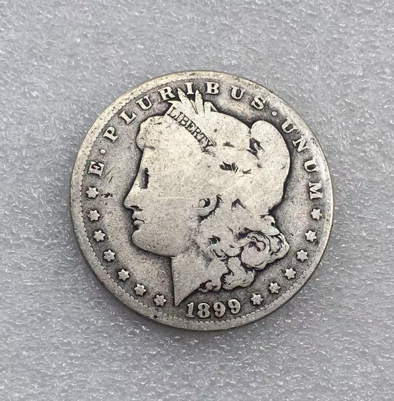 世界钱币专场拍卖 1899年O版美国摩根女神一元流通银币