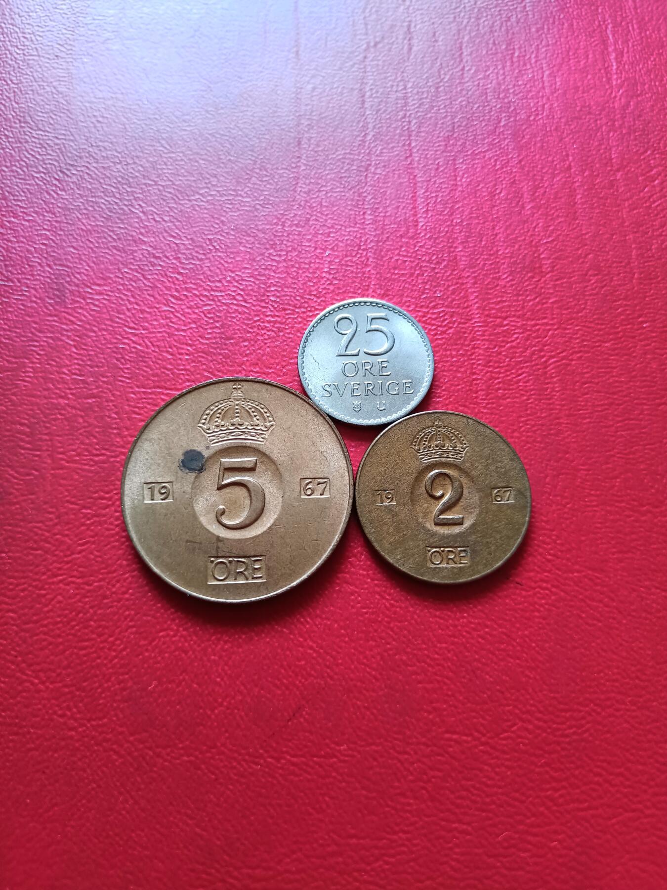 【云涧收藏】第六十一场 瑞典1967年3枚