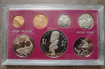 库克群岛1972年精制套币 Proof set - 库克群岛1972年精制套币 Proof set