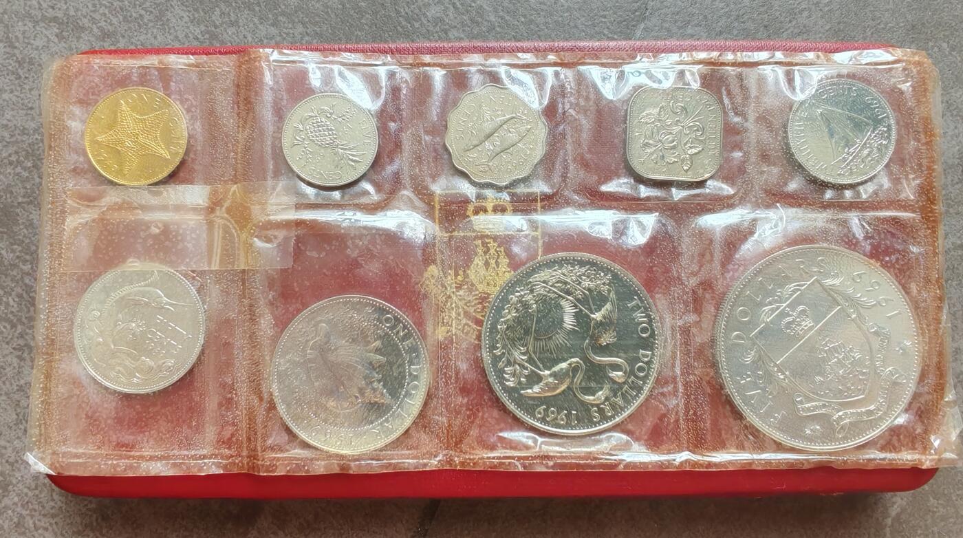 英属巴哈马1969年精制套币 Proof set