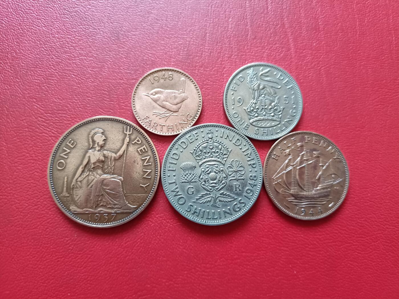 【云涧收藏】第六十一场 英国乔六5枚