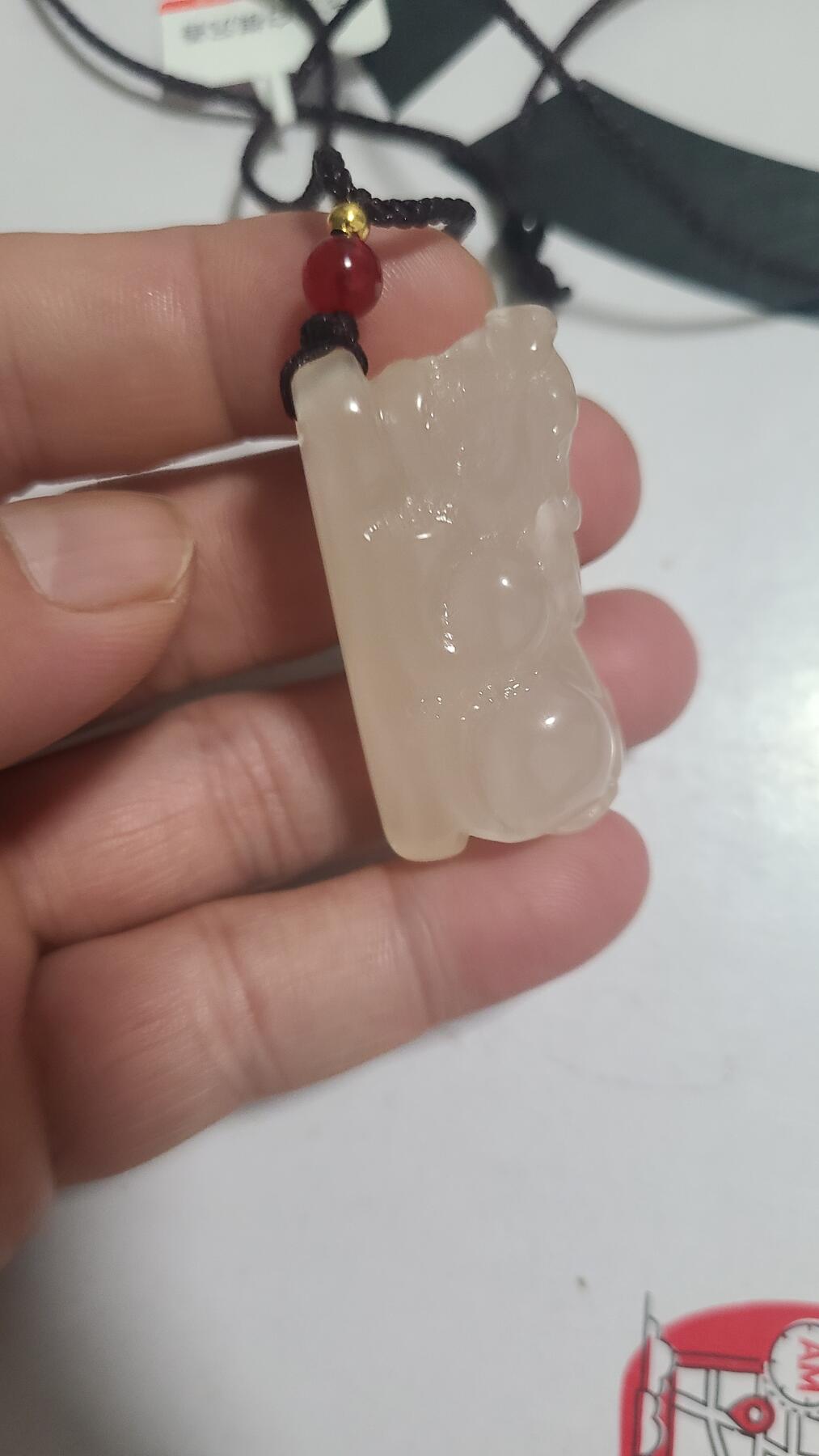 龙涎白棋沉香貔貅吊坠，保真保天然，很香很香