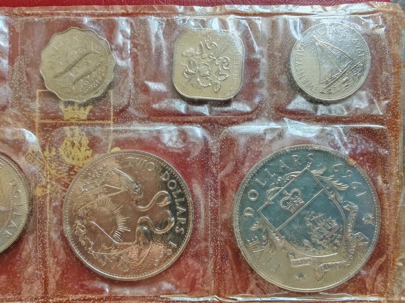 英属巴哈马1969年精制套币 Proof set