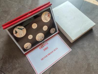 伯利兹1985年全银精制套币 Proof set - 伯利兹1985年全银精制套币 Proof set