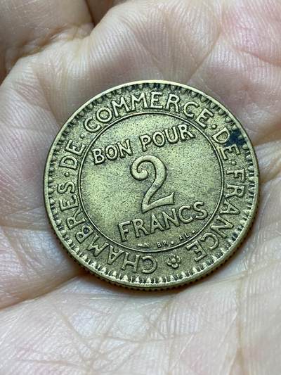 2025年第八十八场(总第一百一十四场）外国好品散币(免佣金) - 法国🇫🇷1924年2法郎(Open 4–开口4版本)