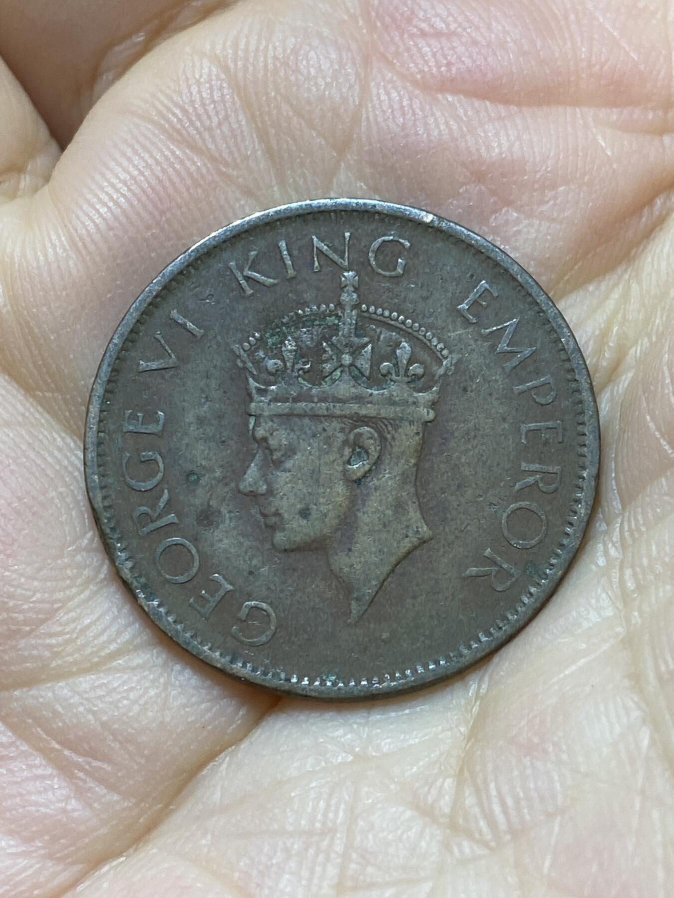 2025年第八十八场(总第一百一十四场）外国好品散币(免佣金) 英属印度1940年1/4安娜(乔治六世第一版，关门年仅发行3年)