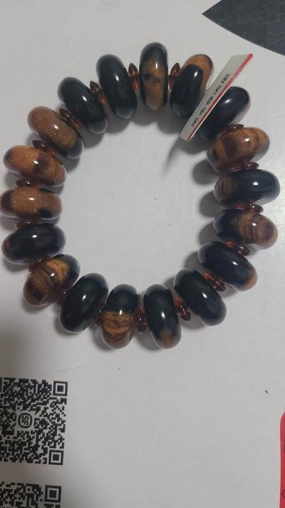 黑金登留梅2.0十八颗药片珠沉香手串 - 黑金登留梅2.0十八颗药片珠沉香手串