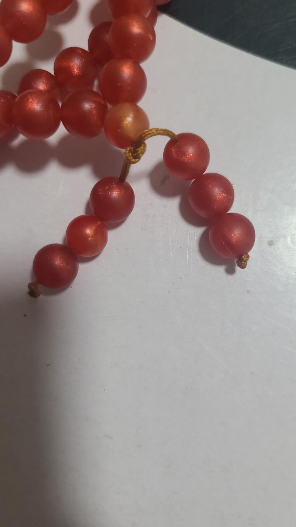 越南富森红土0.8一百零八颗脖挂，多圈手串一串，保真沉香，很香很香