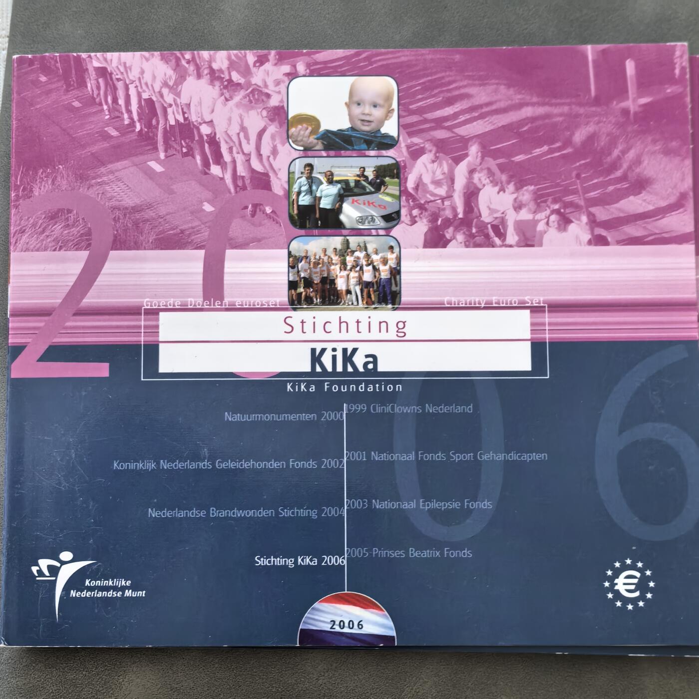 道一币馆币章第一百四十五场 原包装 荷兰2006年欧元套币八枚