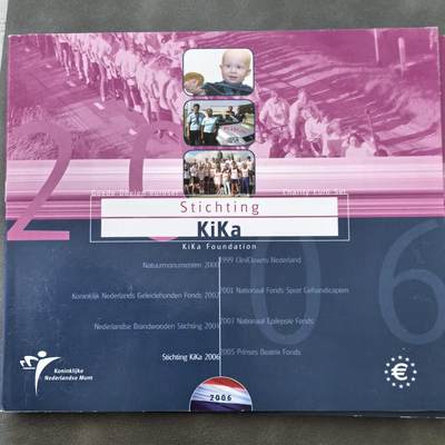 道一币馆币章第一百四十五场 - 原包装 荷兰2006年欧元套币八枚