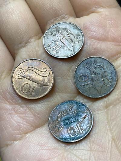 2025年第八十八场(总第一百一十四场）外国好品散币(免佣金) 冰岛🇮🇸4枚：1981单年份10奥拉