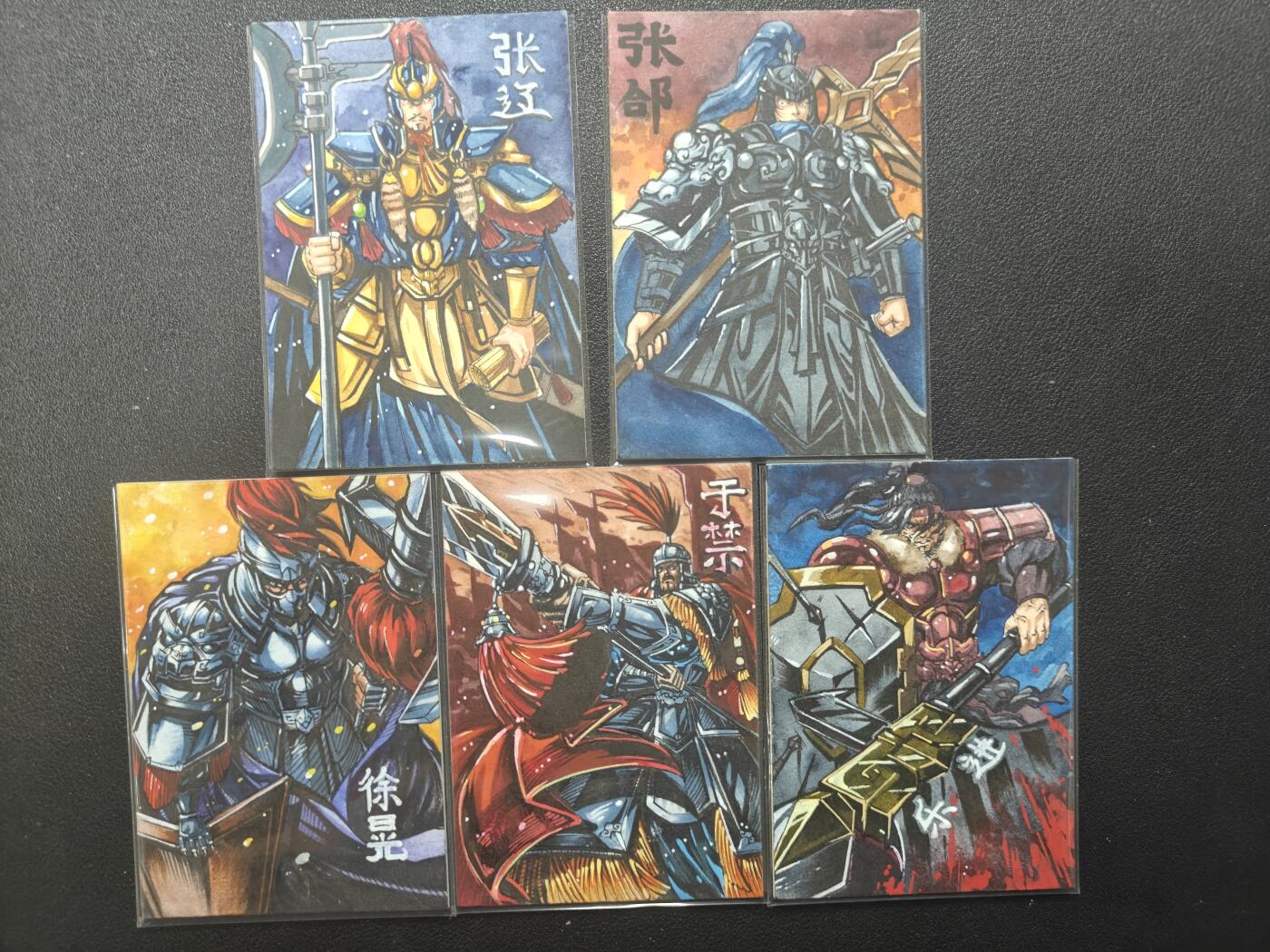 天玑星卡拍第121期《9.11周四截拍》持续收拍收评中 满赠卡需备注 【手绘卡】RUBICK 三国 五子良将 手绘卡