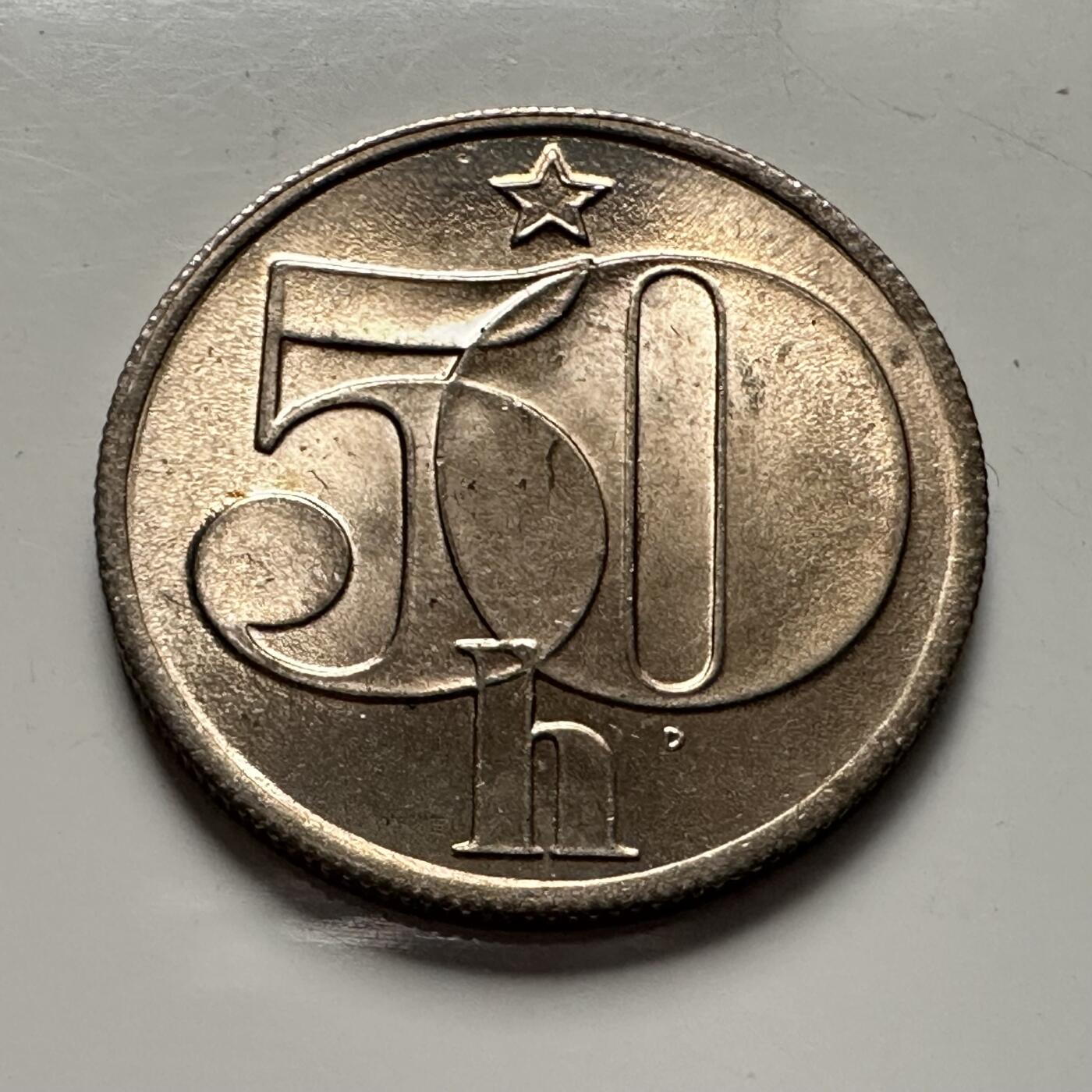 🌹外币初藏🌹🐯2025年第100场  每周二四六晚8️⃣点 接代拍 捷克斯洛伐克1978年50赫勒