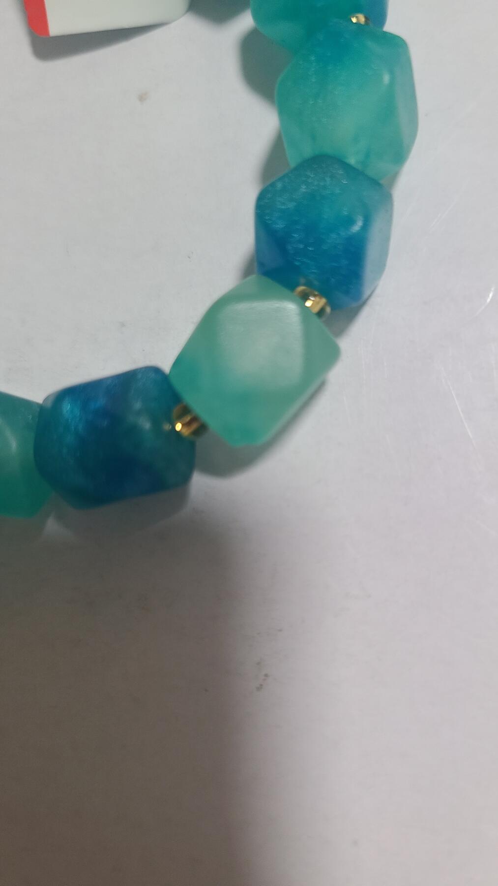 蓝奢待卡1.2多边形十七颗珠沉香手串，保真，很香很香