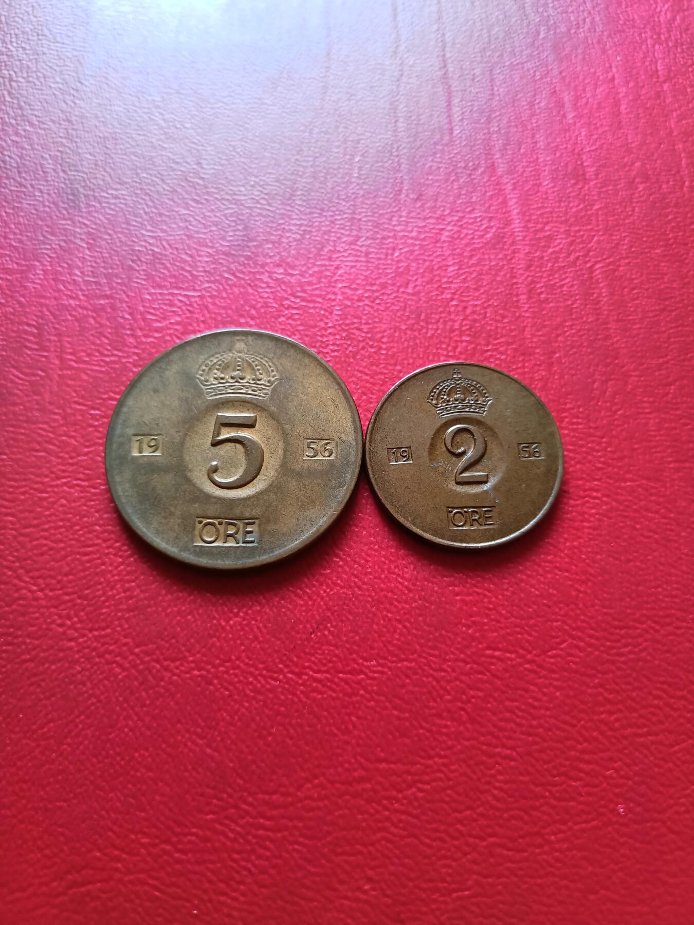 【云涧收藏】第六十一场 瑞典1956年2枚