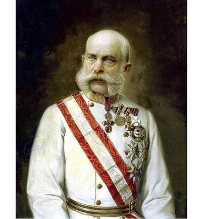 奥匈帝国一战发动者约瑟夫一世+鹰徽 精制大镀银章 40MM 奥匈帝国一战发动者约瑟夫一世+鹰徽 精制大镀银章 40MM