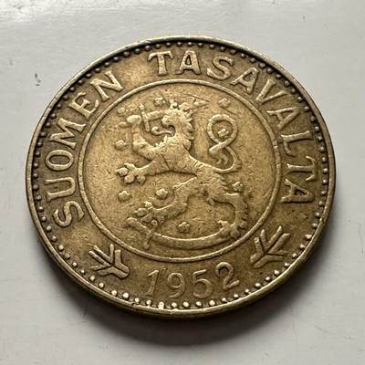 🌹外币初藏🌹🐯2025年第100场  每周二四六晚8️⃣点 接代拍 - 芬兰1952年10马克