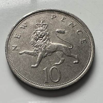 🌹外币初藏🌹🐯2025年第100场  每周二四六晚8️⃣点 接代拍 - 英国1976年10便士