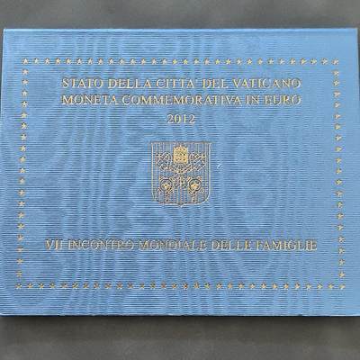 道一币馆币章第一百四十五场 - 原包装 梵蒂冈2012年第七届世界家庭大会2欧元纪念币 89000