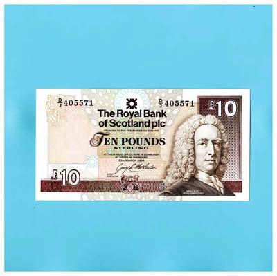 全新UNC 苏格兰1994年10镑  P-353a  初版 格拉米斯城堡 - 全新UNC 苏格兰1994年10镑  P-353a  初版 格拉米斯城堡