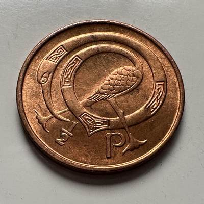 🌹外币初藏🌹🐯2025年第100场  每周二四六晚8️⃣点 接代拍 - 爱尔兰1971年1/2便士
