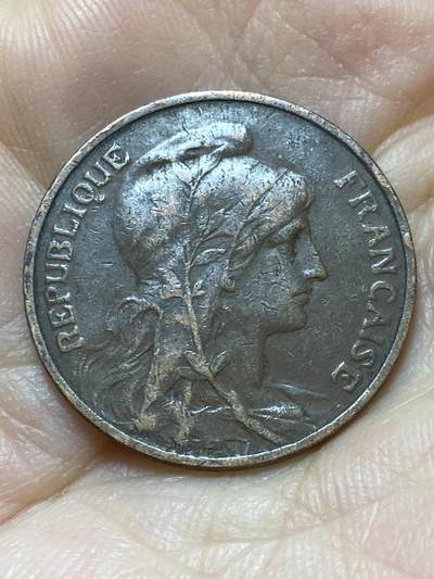 2025年第八十八场(总第一百一十四场）外国好品散币(免佣金) 法国🇫🇷1916年5生丁