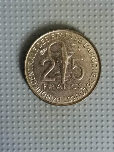 2025年第81场各国散币拍卖（总第81场） - 西非共同体1991年25法郎