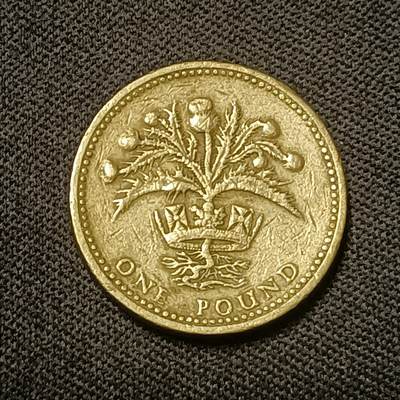 【游宝拍卖】乙巳蛇年66期 最低佣金1元起拍 - 英国1英镑 1984年