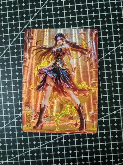 铃鹿第七期（提示一：自制卡难免瑕疵，可能存在撞角爆边等出厂瑕疵，介意慎拍；提示二：参拍请慎重，跑单押金不退的）） - 焰灵姬粗闪单卡
