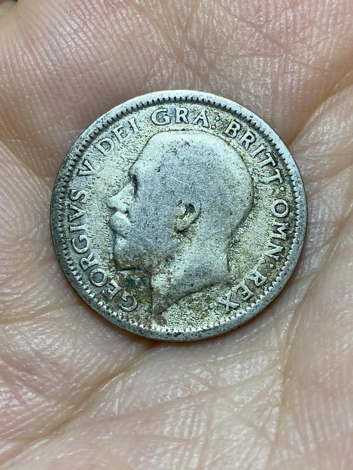 2025年第八十九场(总第一百一十五场）外国好品散币(免佣金) 英国🇬🇧1925年6便士银币(乔治五世第二版，500银)