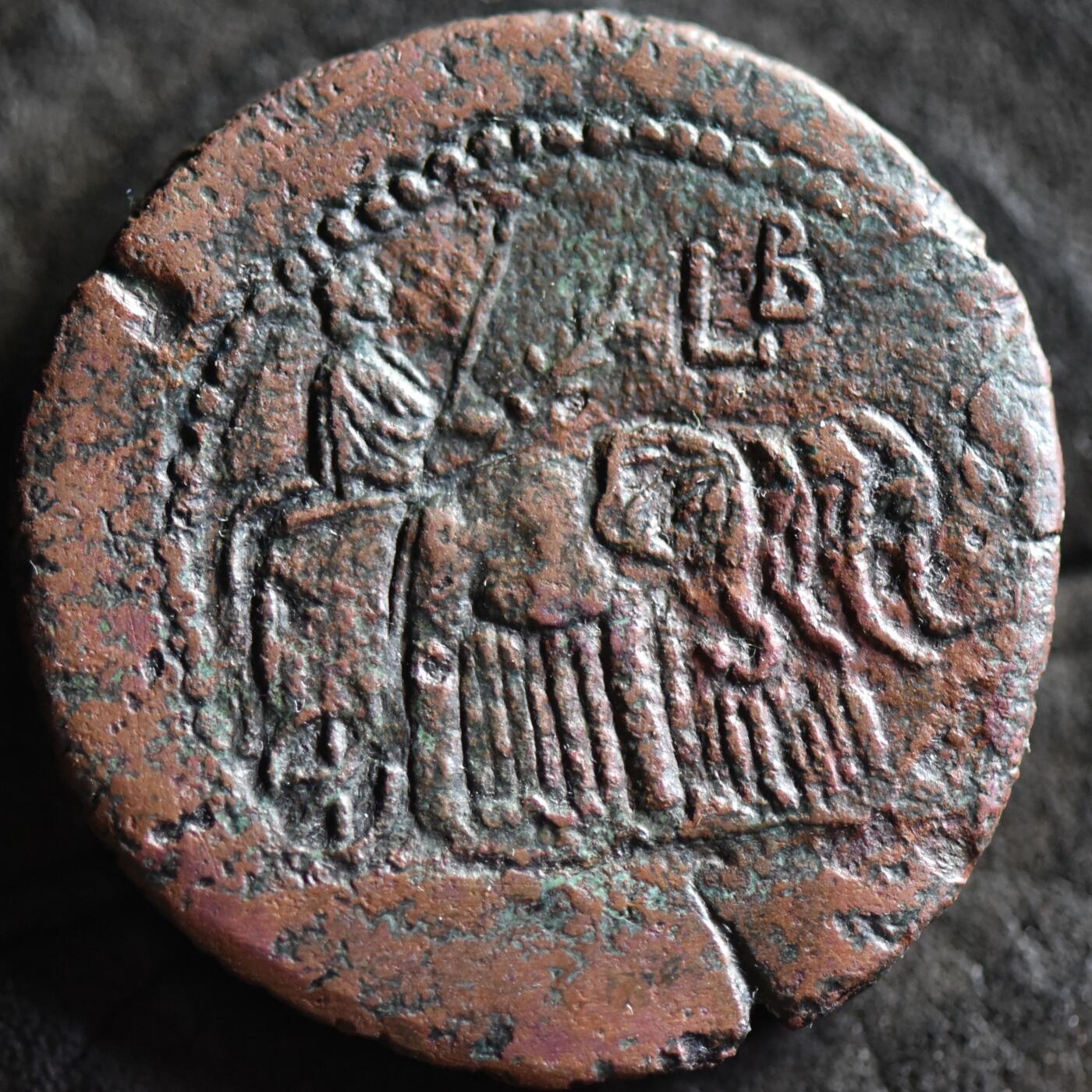 【良泉】【国庆精品场】10月2日晚19.30点开拍！ 222组，西方古代钱币、印章专场 【藏家出品E】22.6克【名家旧藏】公元117-138年【古罗马】哈德良，埃及行省一德拉克马铜币