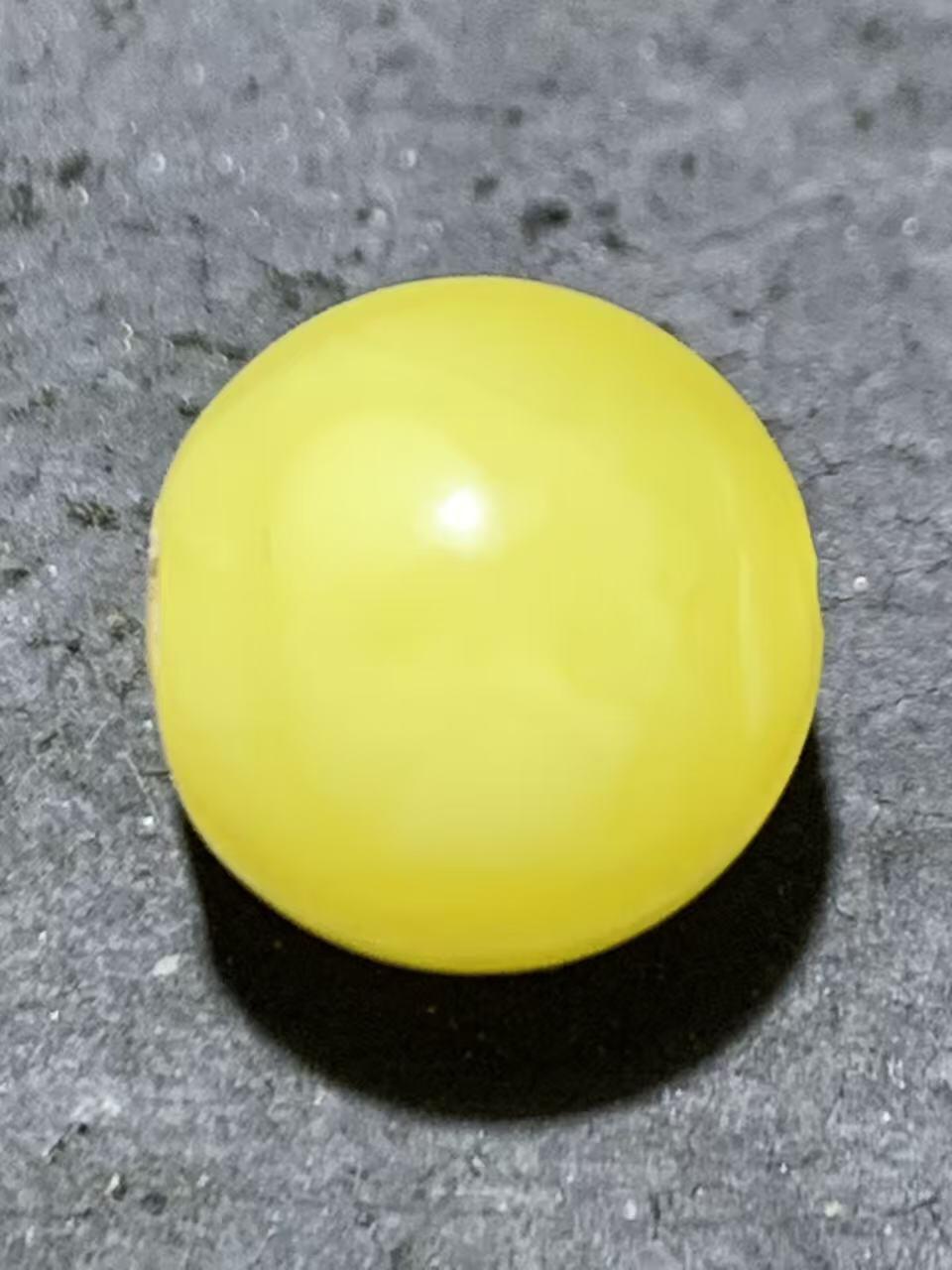 天然俄料原矿蜜蜡通货圆珠一颗