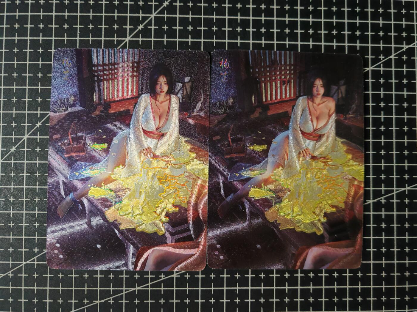 铃鹿第七期（提示一：自制卡难免瑕疵，可能存在撞角爆边等出厂瑕疵，介意慎拍；提示二：参拍请慎重，跑单押金不退的）） 粗闪杨芷