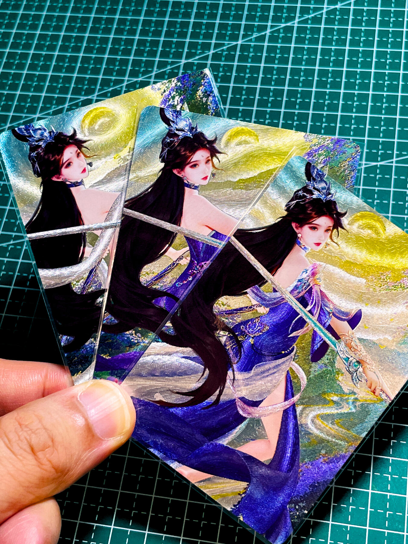 【关注参拍有赠卡】显眼宝31期  逝者如斯夫不舍昼夜 五月卡牌     原创五林系列卡   3建模   青城派   共3张   粗闪精扣工艺  小卡尺寸  60*87