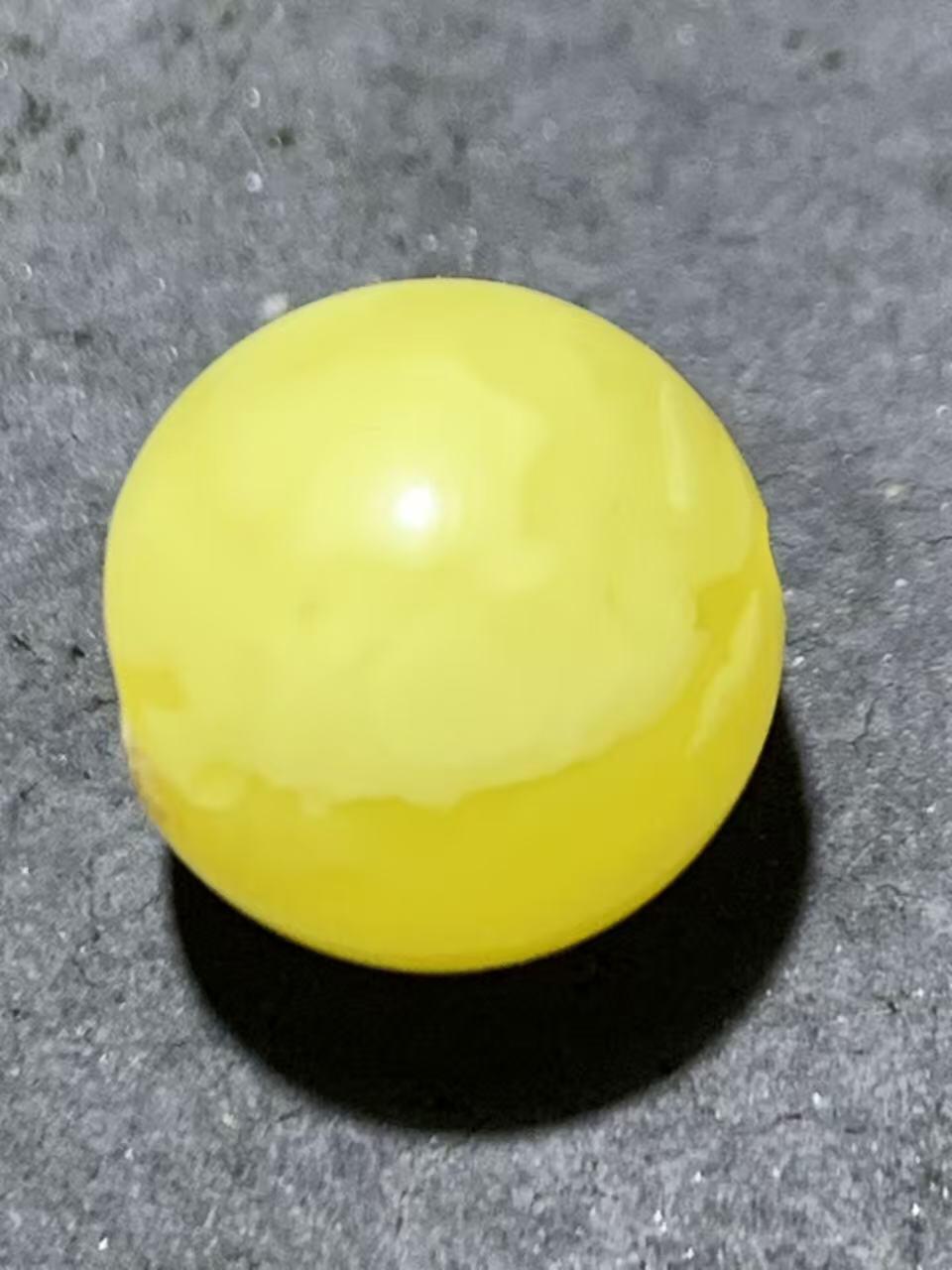 天然俄料原矿蜜蜡通货圆珠一颗