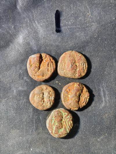 73期回流戒指饰品杂件纪念章丝路钱币专场 - 埃兰王朝铜币