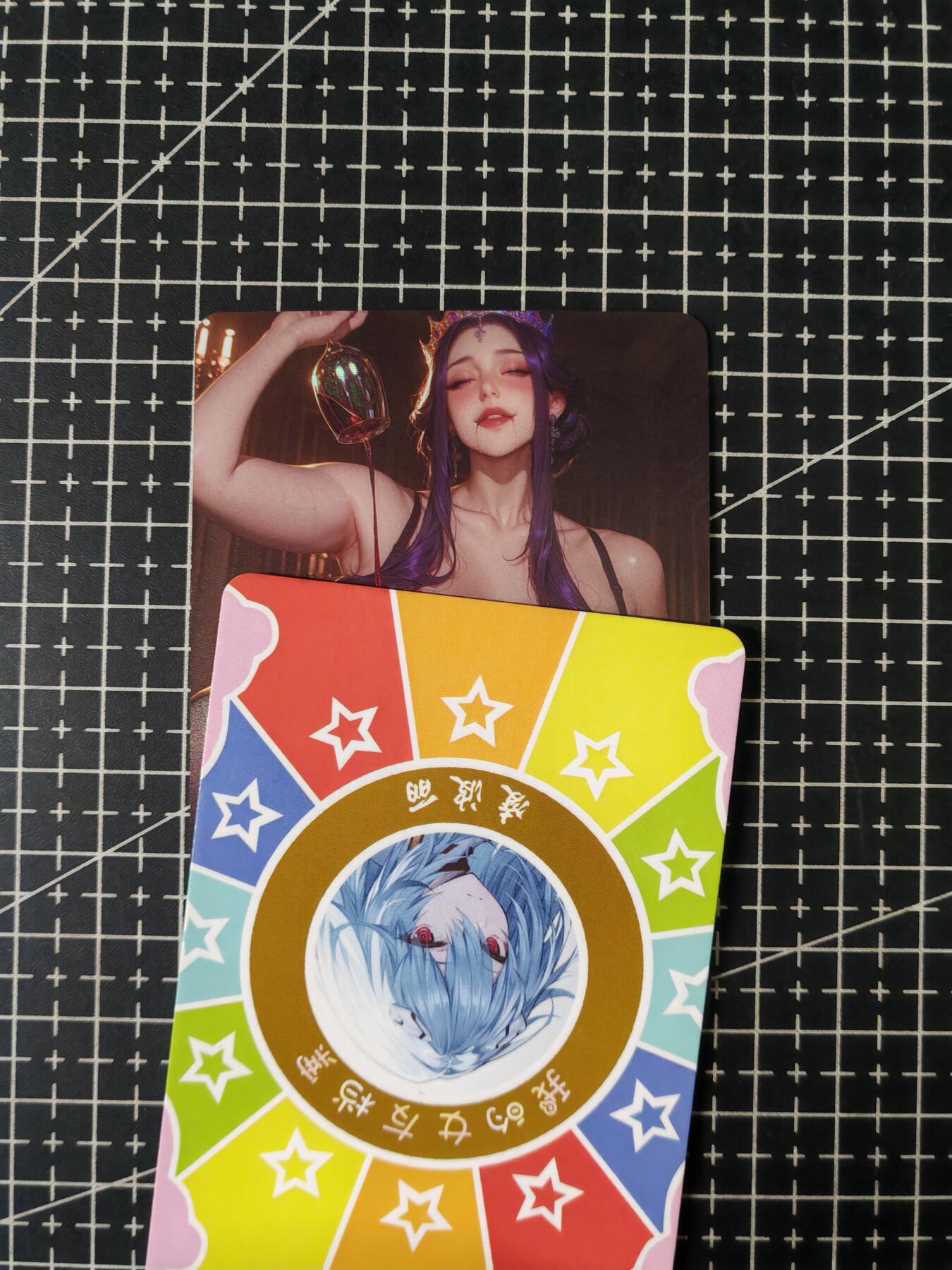 铃鹿第七期（提示一：自制卡难免瑕疵，可能存在撞角爆边等出厂瑕疵，介意慎拍；提示二：参拍请慎重，跑单押金不退的）） 艺术彩闪单卡女皇