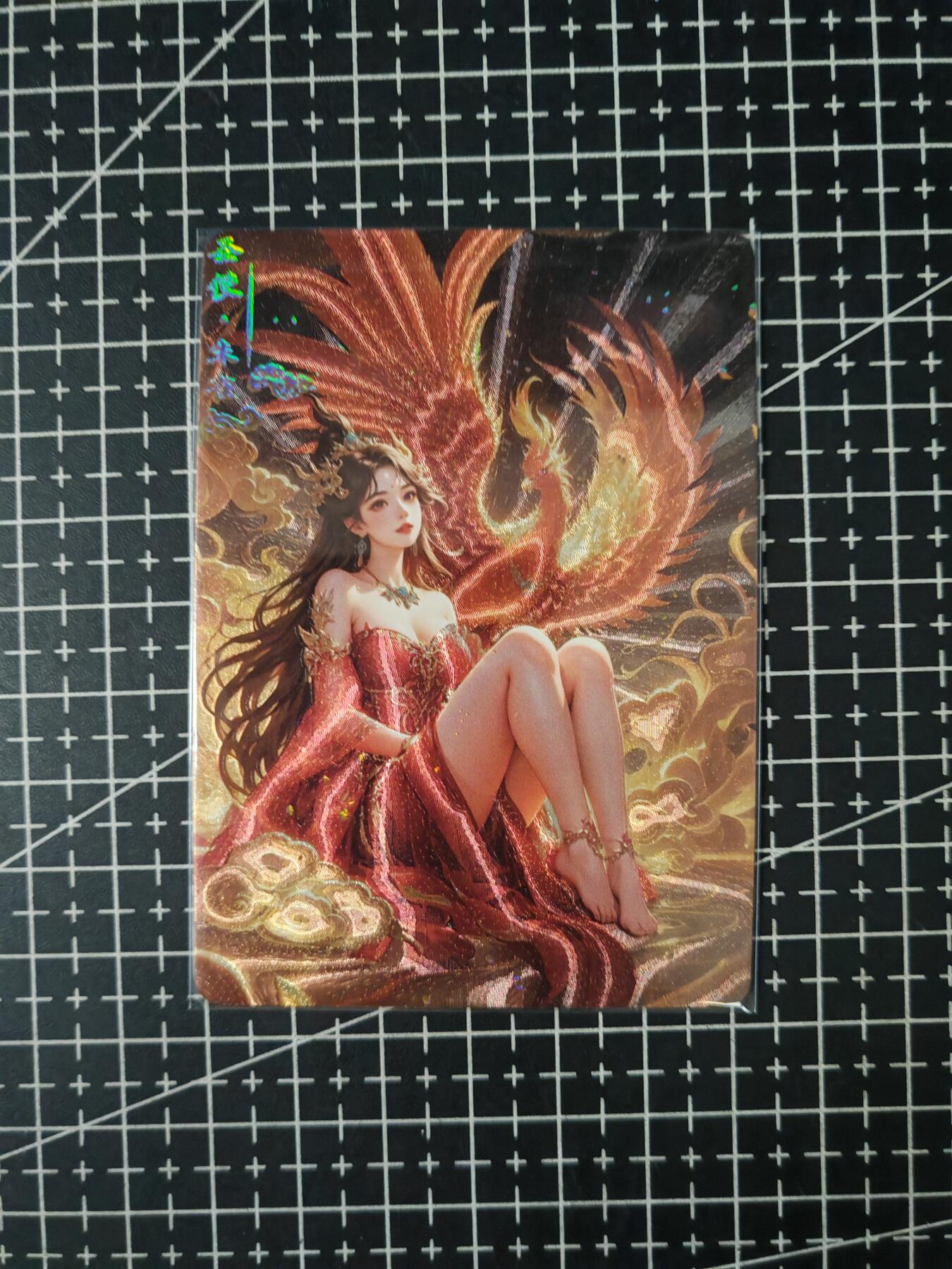 铃鹿第七期（提示一：自制卡难免瑕疵，可能存在撞角爆边等出厂瑕疵，介意慎拍；提示二：参拍请慎重，跑单押金不退的）） 卡乐圣使朱雀
