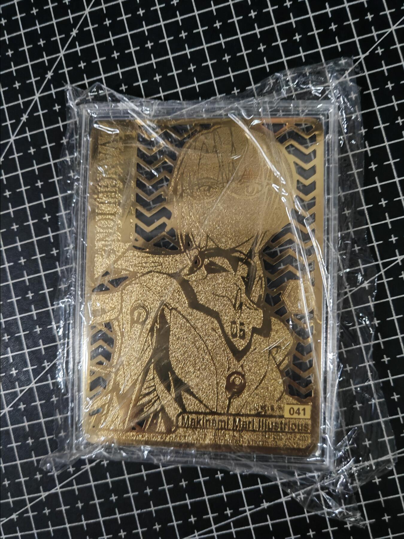 铃鹿第七期（提示一：自制卡难免瑕疵，可能存在撞角爆边等出厂瑕疵，介意慎拍；提示二：参拍请慎重，跑单押金不退的）） 卡兔限编真希波金属卡