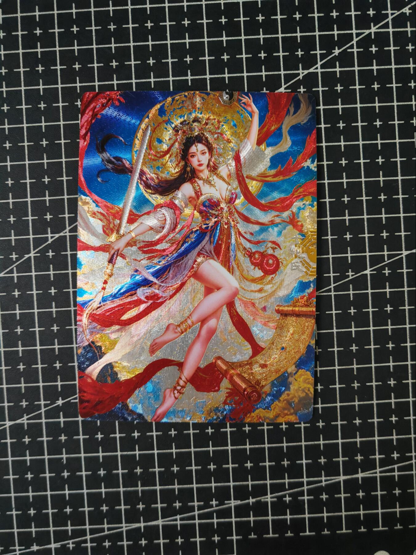 铃鹿第七期（提示一：自制卡难免瑕疵，可能存在撞角爆边等出厂瑕疵，介意慎拍；提示二：参拍请慎重，跑单押金不退的）） 玄灵谱粗闪九天玄女