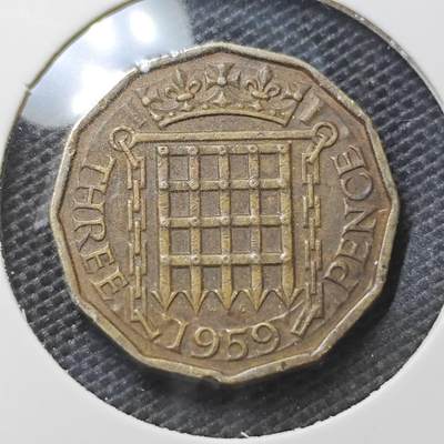 KK钱币收藏小铺 第334期 2月预留时间 周末发货 -  英国3便士铜币