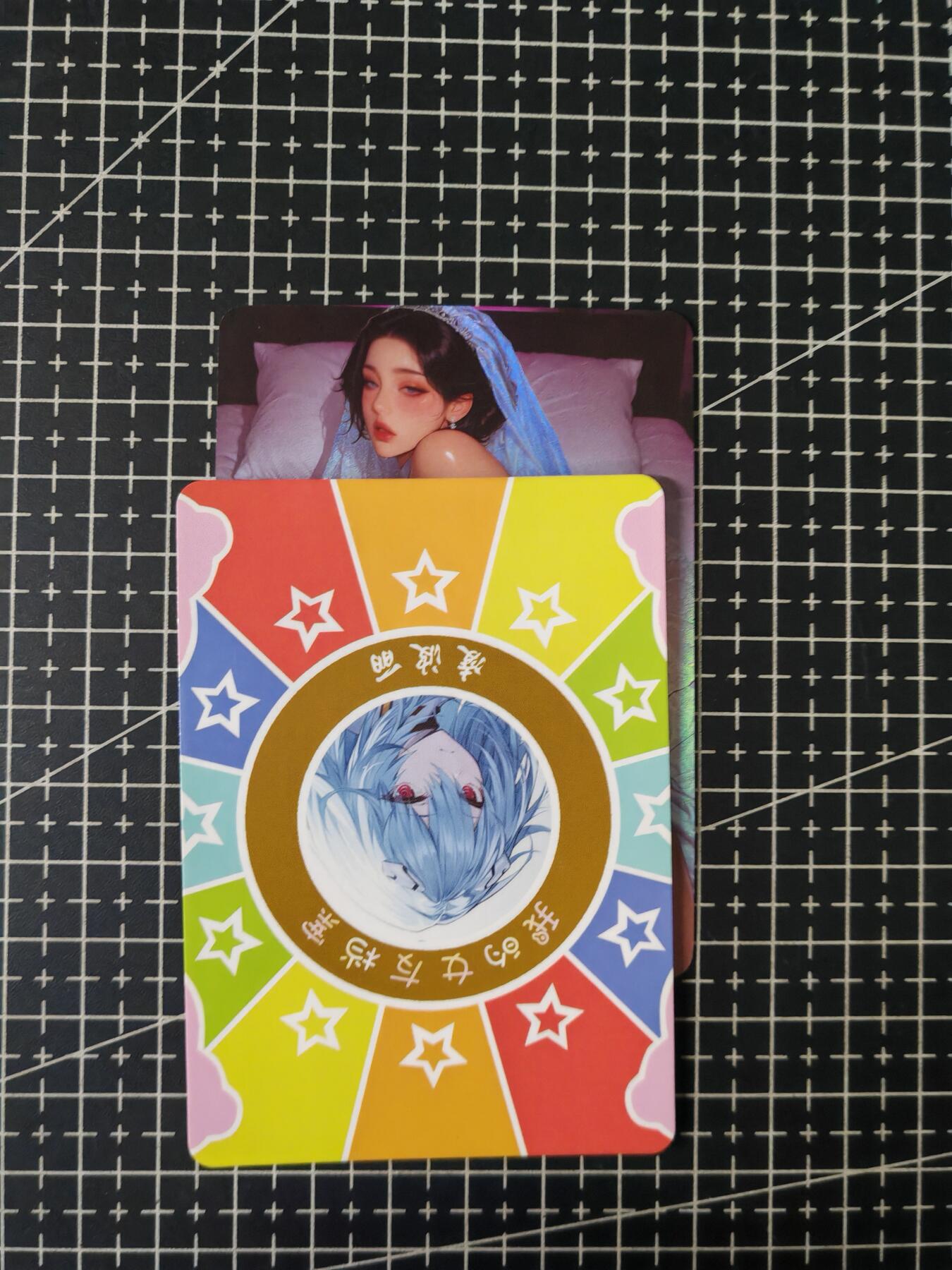 铃鹿第七期（提示一：自制卡难免瑕疵，可能存在撞角爆边等出厂瑕疵，介意慎拍；提示二：参拍请慎重，跑单押金不退的）） 艺术彩闪单卡新娘
